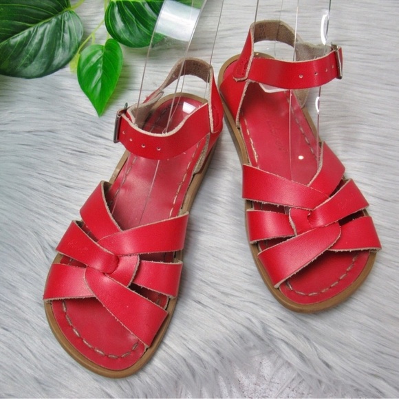 Salt Water Red Classic Waterproof Sandals 13 - Picture 1 of 4